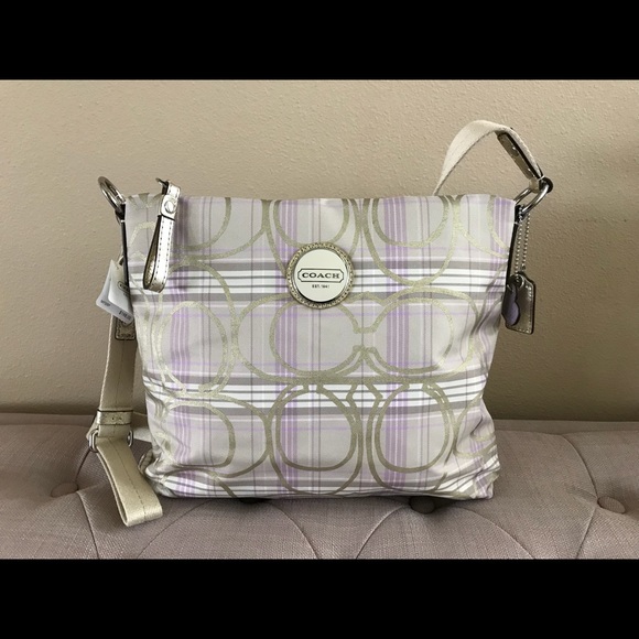 Coach Handbags - NWT Coach Plaid File Multicolor